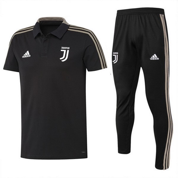 Polo Juventus Ensemble Complet 2018-19 Noir Marron